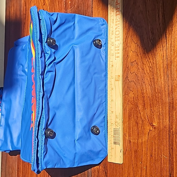 NEW Vintage 80s Trafalgar Rainbow Messenger CArry on Bag zipper unisex - Picture 10 of 14